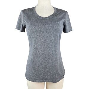 REI Co-Op Womens Crewneck Short Sleeve T Shirt Size M Gray Athletic Activewear